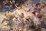 Divine Canvas Paintings - Saint Cajetan Appeasing Divine Anger